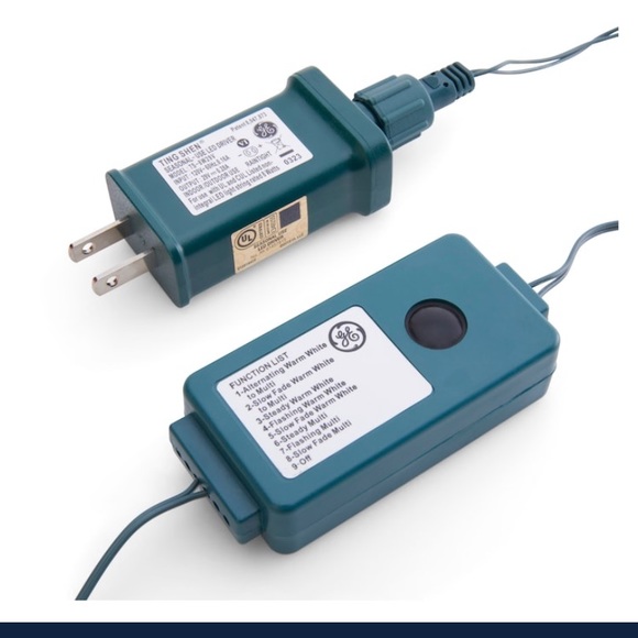 GE Color Choice 300 LED Garland 8 in 1 Color Changing Warm White/Multi Color 25' - Picture 7 of 8